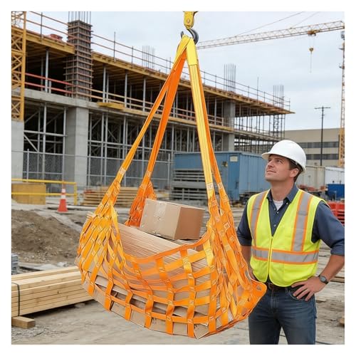 Filet de levage plat en nylon pour pickup et camion de chantier