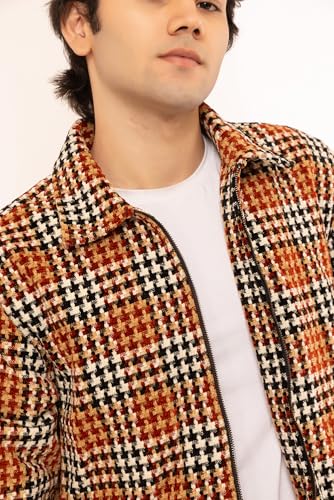 Image of Men's Quilted Winter Jacket /Full Sleeves /Puffer and Bomber