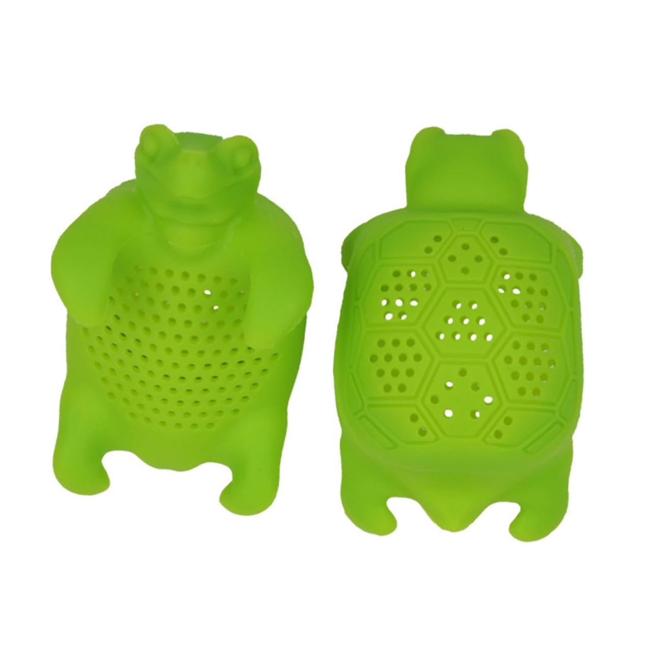 TOPBATHY 6piezas Infusor De De Forma De Tortuga Colador De Para Sueltas De Cocina Divertidas y Prácticas Verde