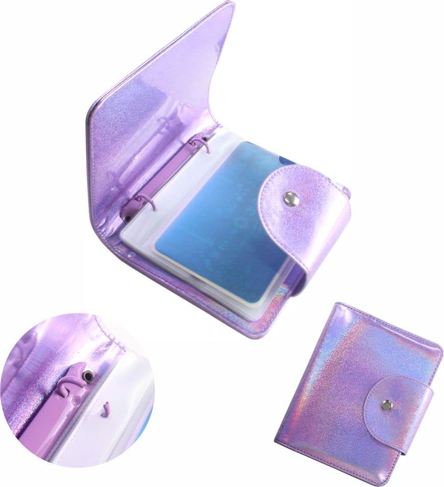 VNC 20 ranuras para sellos de uñas soporte para placas de estampación bolsas de almacenamiento cajas de almacenamiento reemplazables con arco iris