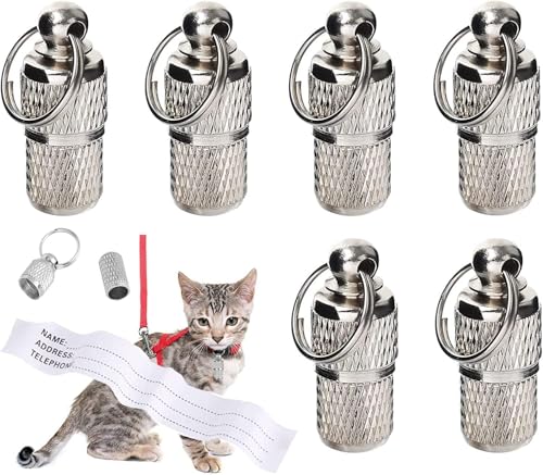 Adressanhänger für Hunde Katzen, 6 Stück Adressanhänger, Hundemarke Tiermarke mit Schlüsselring, Adresse Katzenmarke, Hundemarke Anhänger, Personalisierte hundemarke Haustiere hunde Katzen zubehör Adressanhänger für Hunde Katzen, 6 Stück Adressanhänger, Hundemarke Tiermarke mit Schlüsselring, Adresse Katzenmarke, Hundemarke Anhänger, Personalisierte hundemarke Haustiere hunde Katzen zubehör