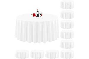 Washable Polyester Fabric Bulk Linen Tablecloth