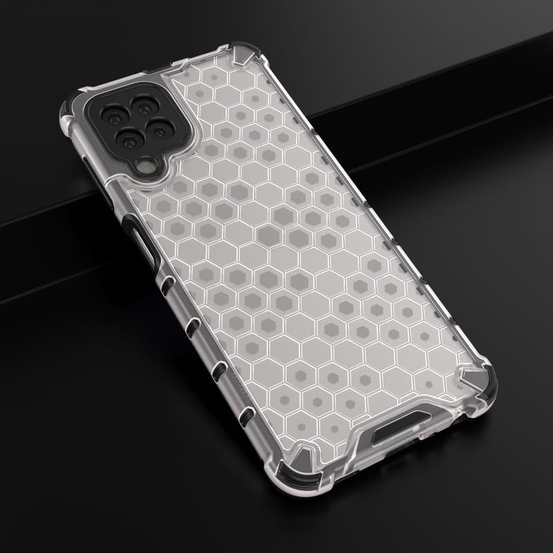 Image of Hard PC Back Case Cover for Samsung Galaxy M32 4G Anti Slip Ultra Thin Shockproof Reinforced Corners (Polycarbonate|Clear)