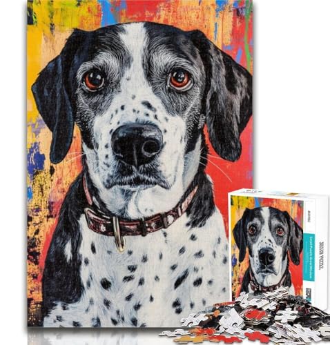 Puzzle für Erwachsene, 1000 Pointer-Hunde, Teenager-Puzzle, Familienaktivität, Spaß zu Hause, Geburtstagsgeschenk, Reisegeschenk (26x38cm)