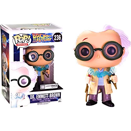 Funko Back To The Future Dr. Emmet Brown Lootctare Exclusive Pop Vinyl