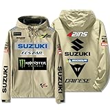 モンスターエナジーGSX-RR バイク アレ​​ックス リンス レーシング スーツ ジャケット メンズ MotoGP ファクトリー チーム ジャケット F1コートジャケット