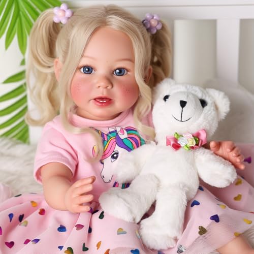 Muñeca Bebé Reborn 20 Pulgadas Cuerpo Suave Realista miniatura 2
