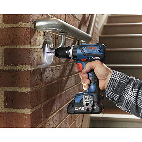 Bosch GSB18V-535CB15-RT 18V Lithium-Ion Brushless 1/2 in. Cordless Hammer Drill Driver Kit (4 Ah) (Renewed)