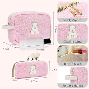 Mothersdaygiftspinkmakeupbagforwomenpersonalizedcosmeticbagsforteengirlsgiftstrendystufftravelmakeupskincarebagbirthdaygiftsfor101112131415yearsoldgirlss Urban Country Home Decor Mothers day gifts pink makeup bag for women personalized cosmetic bags for teen girls gifts trendy stuff travel make up skincare bag birthday gifts for 10 11 12 13 14 15 years old girls s urban country home decor