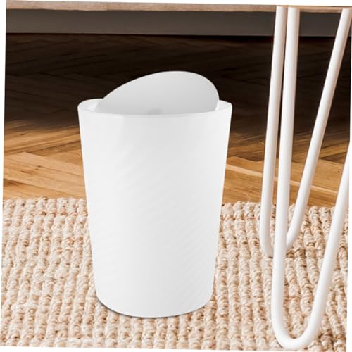 Caneca de basura grande con tapa para cocina y oficina miniatura 3