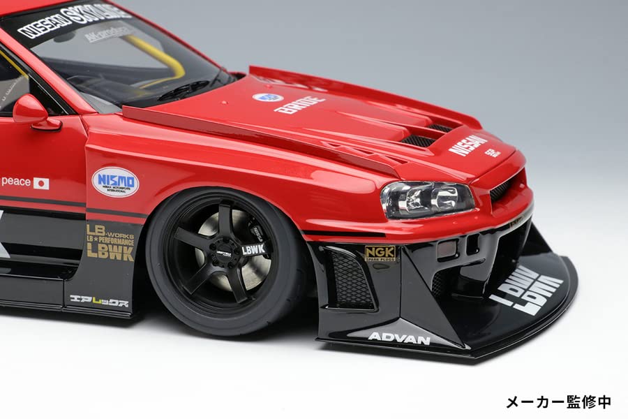 ミニカー SKYLINE SILHOUETTE LB-ER34 1/18スケール ignition model「LB-ER34 Super Silhouette SKYLINE