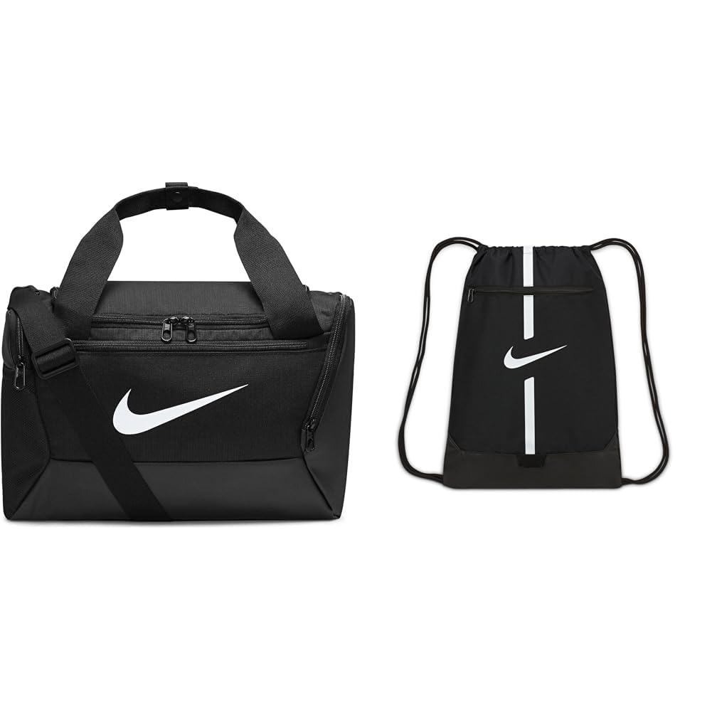 Nike Unisex – Erwachsene Brsla Tasche, Schwarz, Einheitsgröße XS EU & DA5435-010 Nike Academy Sports Backpack Unisex Adult Schwarz/Weiß 1SIZE