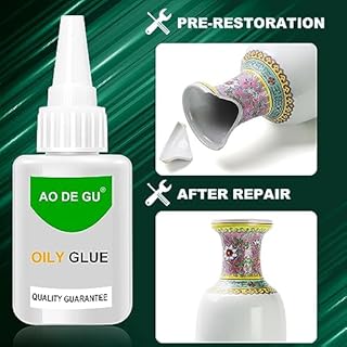 Rusoz Super Colla, 2 pezzi 50 ml - Colla Attaccatutto Forte Universale Super Glue Istantanea Trasparente per artigianato fai da te