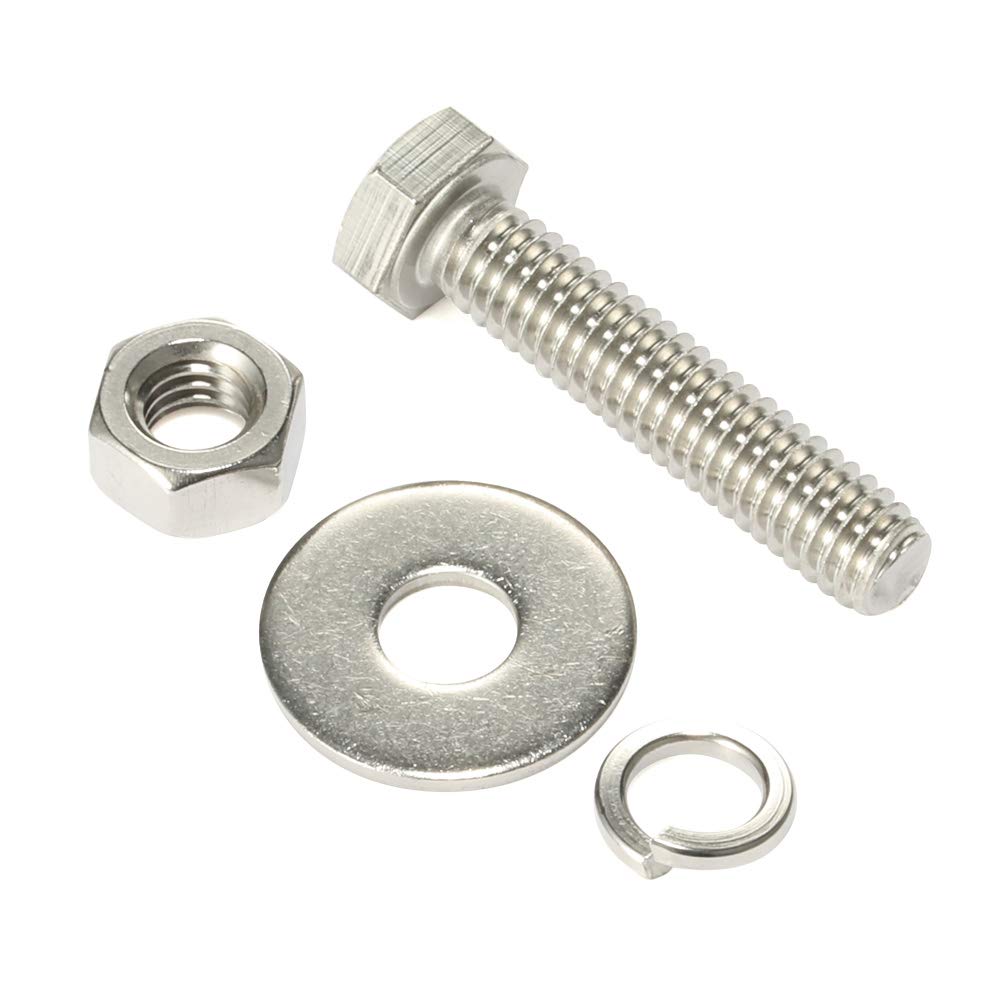 Amazon | MewuDecor 1/4-20 x 1 六角頭キャップねじボルトと