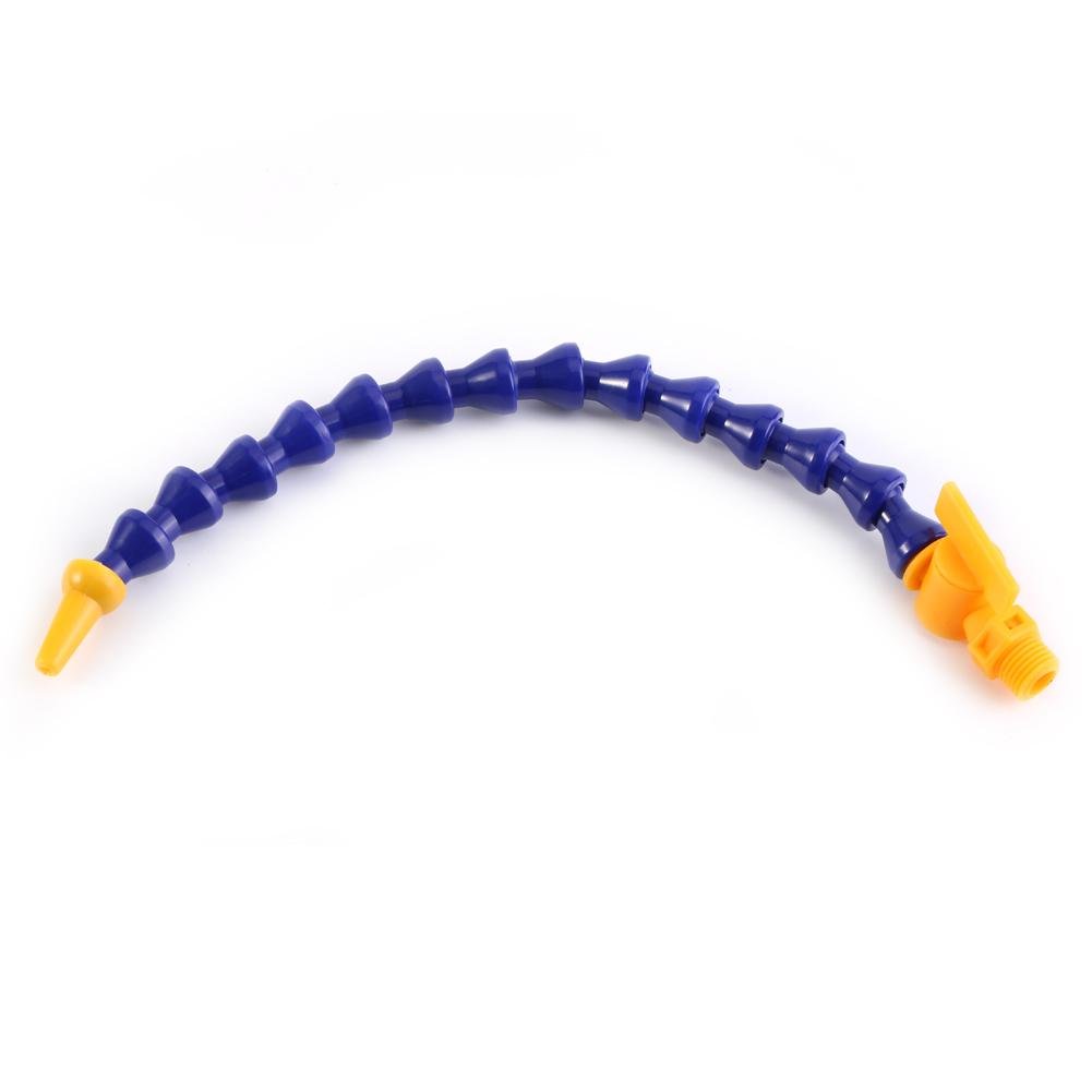 1/4 "PT Tubo flessibile del liquido di raffreddamento dell'olio per acqua, 12 pezzi Rotondo naso piatto Tornio CNC Macchina Ugello tondo flessibile Tubo flessibile del liquido di raffreddamento del tu