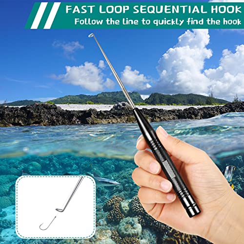 Bonuci 4Pcs Fishing Hook Remover Tool Fishing Hook Quick Removal Device Split Design Fishing Hook Security Extractor Fishhook Disconnect Removal Tool Magnetic Accessories and Equipment for Fishing - Thumbnail 5