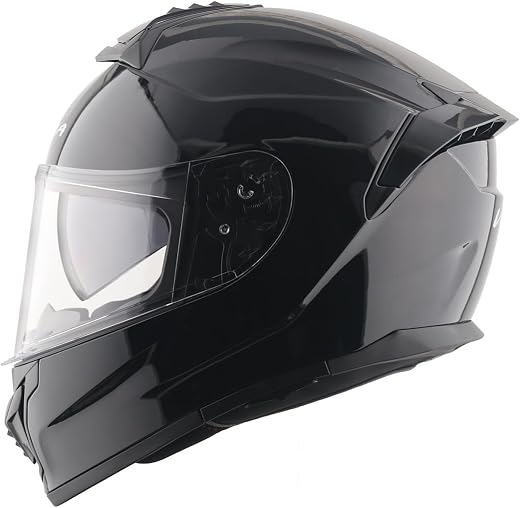Vega Zap D/V Full Face Riding Helmet with Dual Visor, Shock Absorbing Liner, Comfortable Interior, Lightweight Shell, Aero...