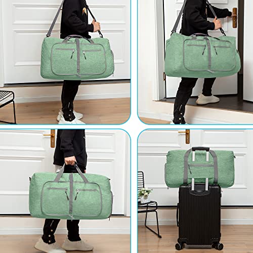 Image of Vomgomfom 65L /85L /115L Foldable Travel Duffle Bag with Shoe Compartment