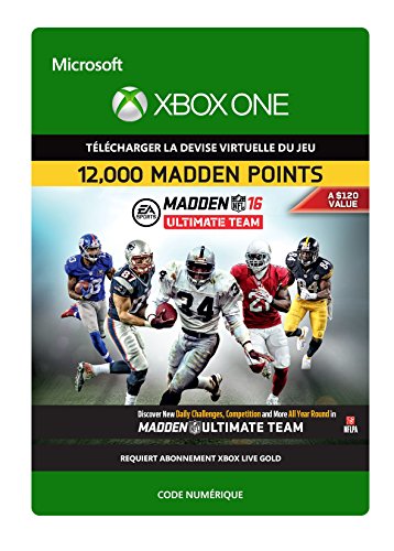 Madden NFL 16 12 000 Points résolvez le manque de crédits sur Xbox One code