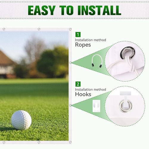 Pantalla de Proyección Golf Simulador 3x2m miniatura 6