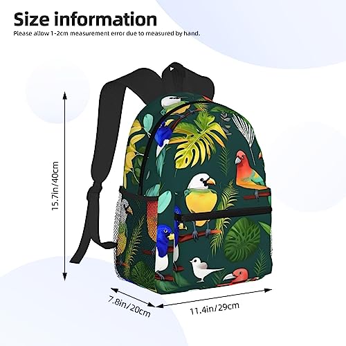 Sac à dos ordinateur portable et sac décontracté à feuilles de palmier