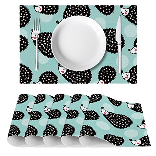 Set de table hérisson isolant contre brûlures et rayures table - 3