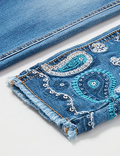 Desigual Denim_DIAMA Pantaloni Casual, Blue