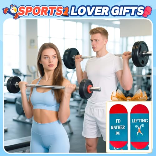 Zmart Weight Lifting Gifts for Bodybuilder - Powerlifting Gifts for Weight Lifters Male, Gym Socks Workout Socks - Thumbnail 5