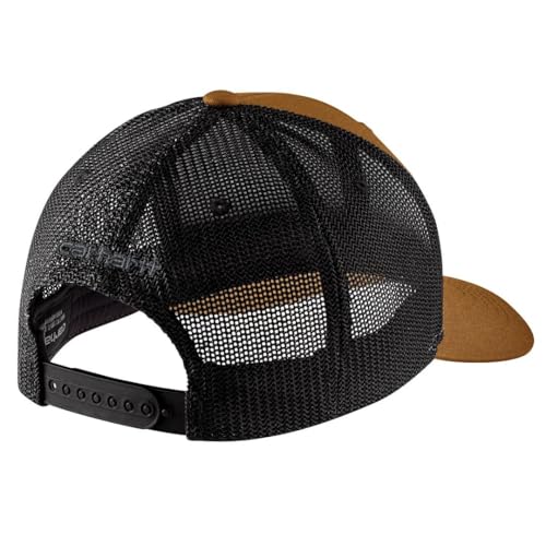 Image of Carhartt Men's Rugged Flex Twill Mesh-Back Logo Patch Cap