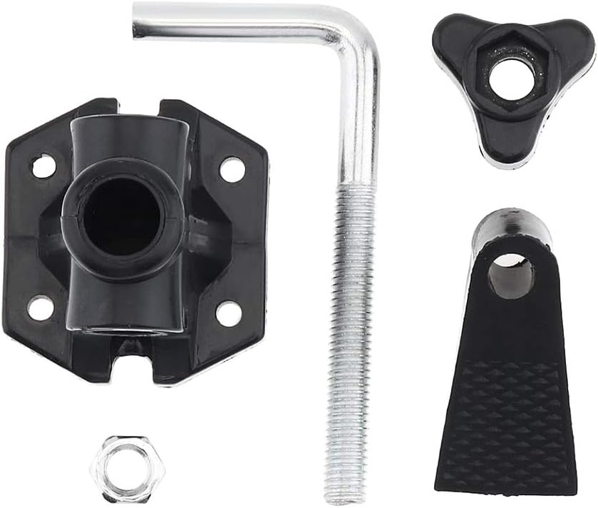 1Pc Black Bracket Clamp Accessories Holder Fit for Mic Clamps Fixed Metal Desk Lamp Clip Fittings Screw Camera Flash Mount Clamp Bracket Monitor Magic Socket Arm Clamp Desk Lamps