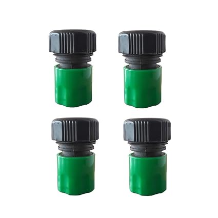 JAGAN HARDWARE Plastic TAP to Pipe Joint Connector Set of 4 PCS- (1.2 x 1.2 inches)