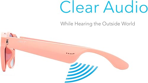 Miniatura 17 de Gafas inteligentes SKCT, lentes de sol de audio Bluetooth, llamadas manos libres, audio al aire libre, encendido y apagado automático, lentes