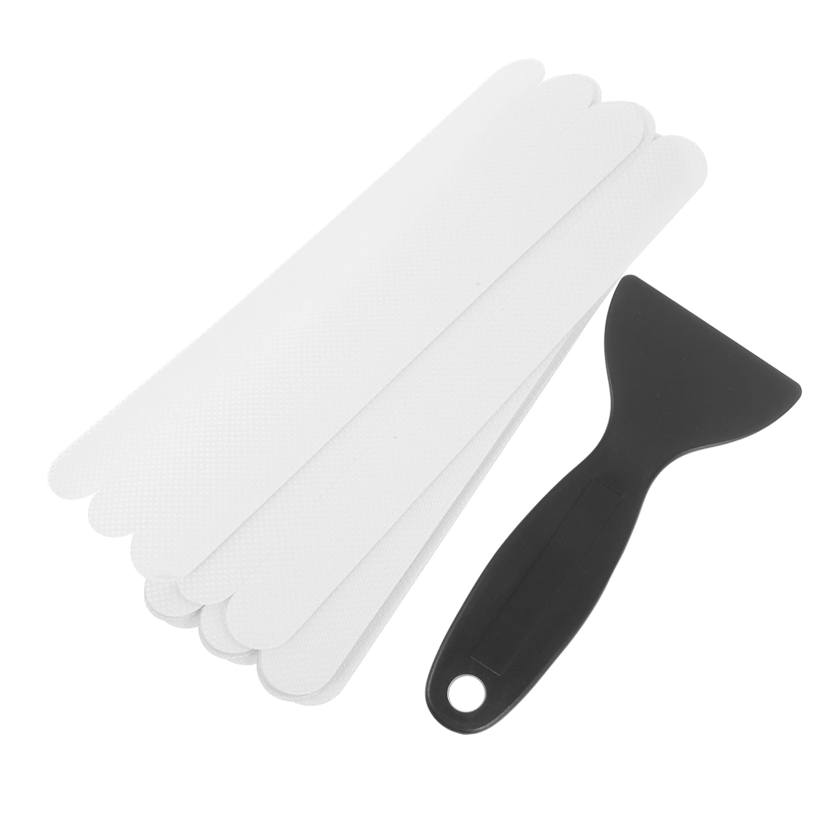 IWOWHERO 1Set Slip Bathtub Stickers Peva Safety Strips with Scraper for Non Slip Protection Bathrooms Pools Stairs and Floors Easy to Install