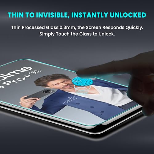 Image of ArmourPro Military Grade UV Tempered Glass Compatible For Realme 14 Pro Plus, P3 Pro and P3 Ultra 5G (6.83 Inch) With Easy UV Installation Kit | Edge To Edge Coverage | Crystal Clear, Pack of 2
