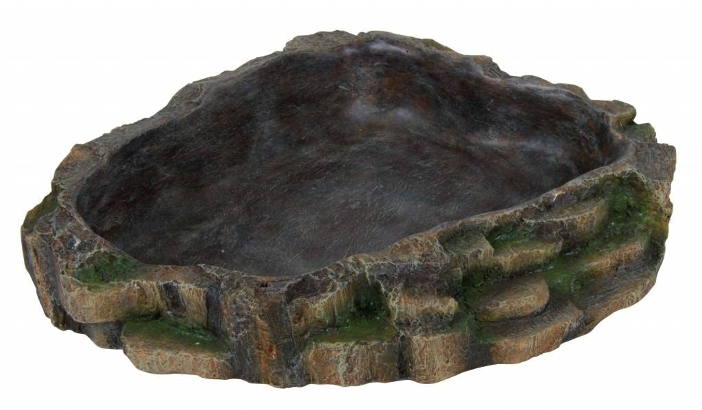 TRIXIE - Ciotola per Acqua e Cibo per rettili, 13 x 3,5 x 11 cm