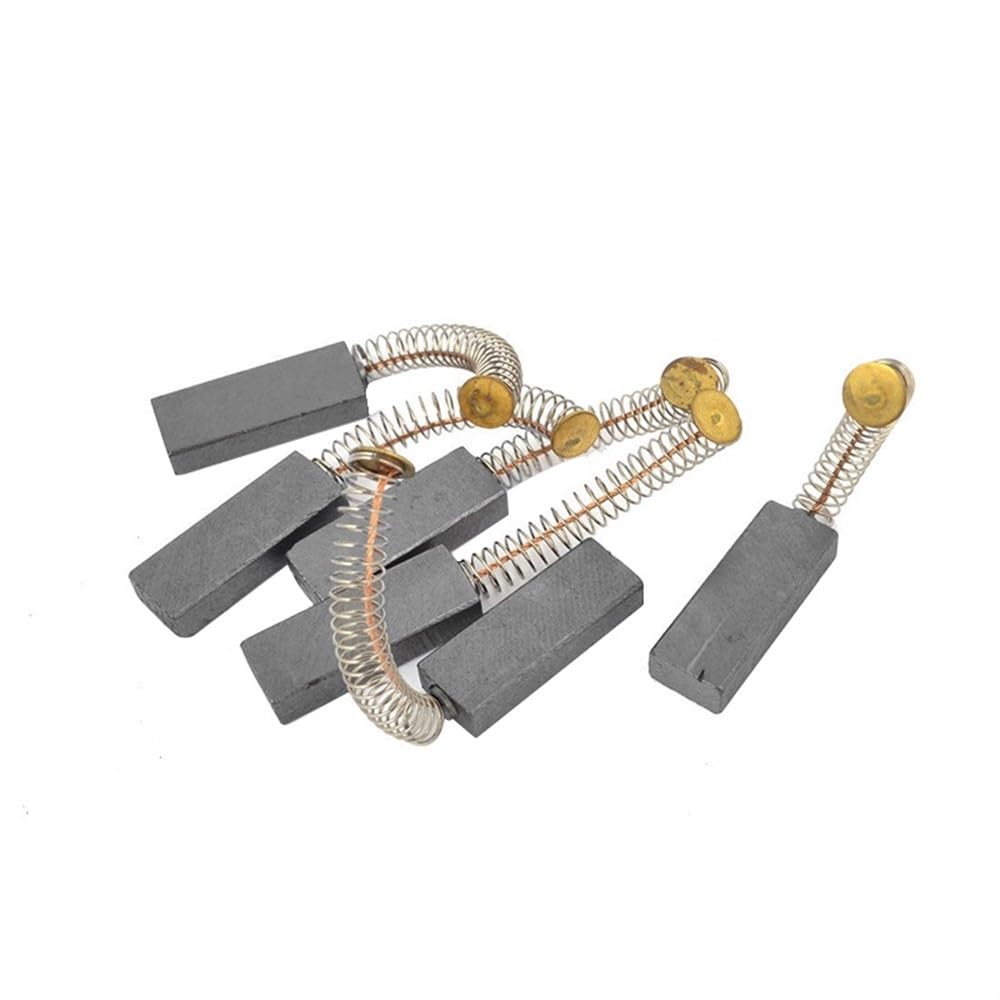 6 spazzole in grafite per motore elettrico, 32 x 11 x 6 mm, spazzole di ricambio durevoli per martelli e smerigliatrici