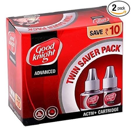 Good Knight Advanced Activ+ Cartridge Twin Saver Pack (Pack Of 2)