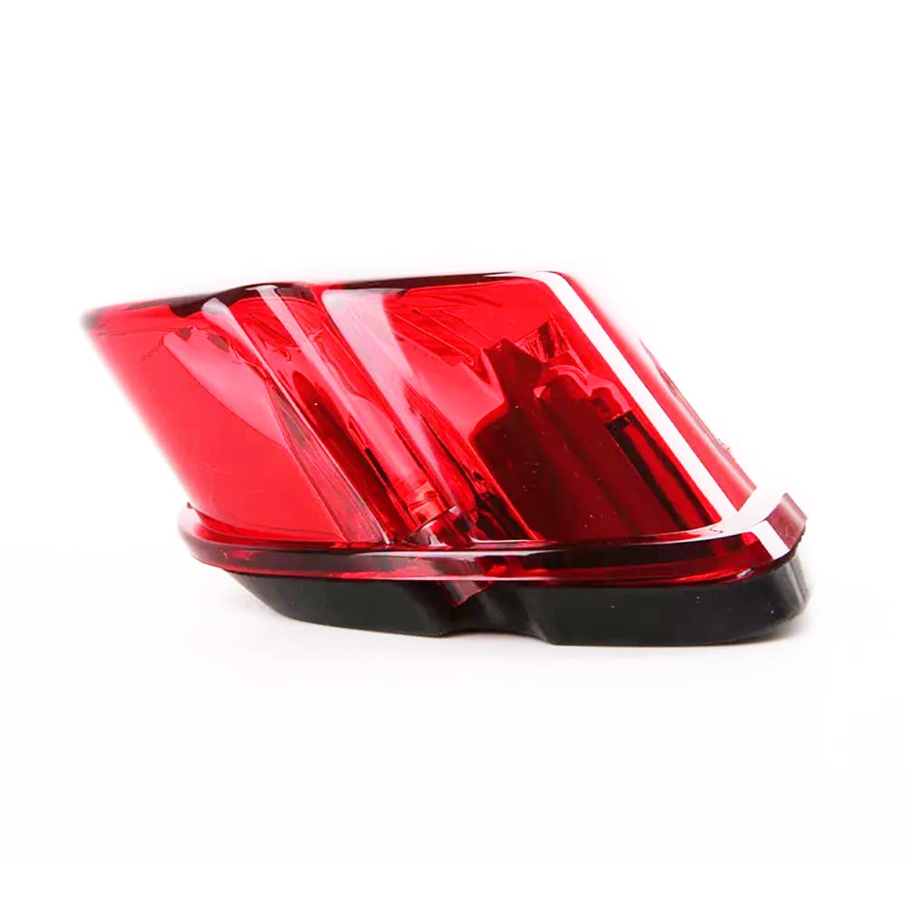 Fanale posteriore per moto 13 LED LED con luce di posizione rossa, fanale posteriore con illuminazione rossa di marcia e luce di stop con lenti fumé rosso/nero per Harley Dyna Road King Electra