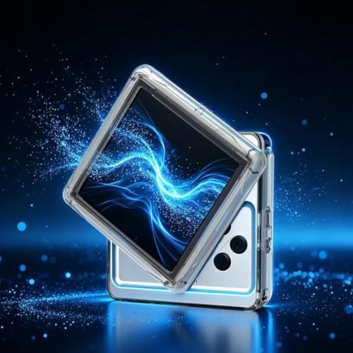 Game Console Case Compatible with Anbernic RG Rotate, TPU Protective Sleeve Skin Case Cover Anti-Drop Shockproof, Split Protective Cover Display can Rotate Smoothly and Freely(Black) — 사진 5