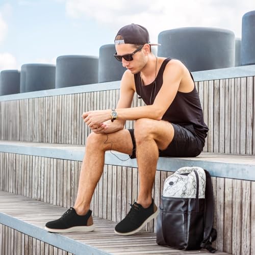 HEEZ Men's Casual Shoes Dress Sneakers Fashion Walking Shoes for Men Oxfords Lightweight Comfortable Tennis2