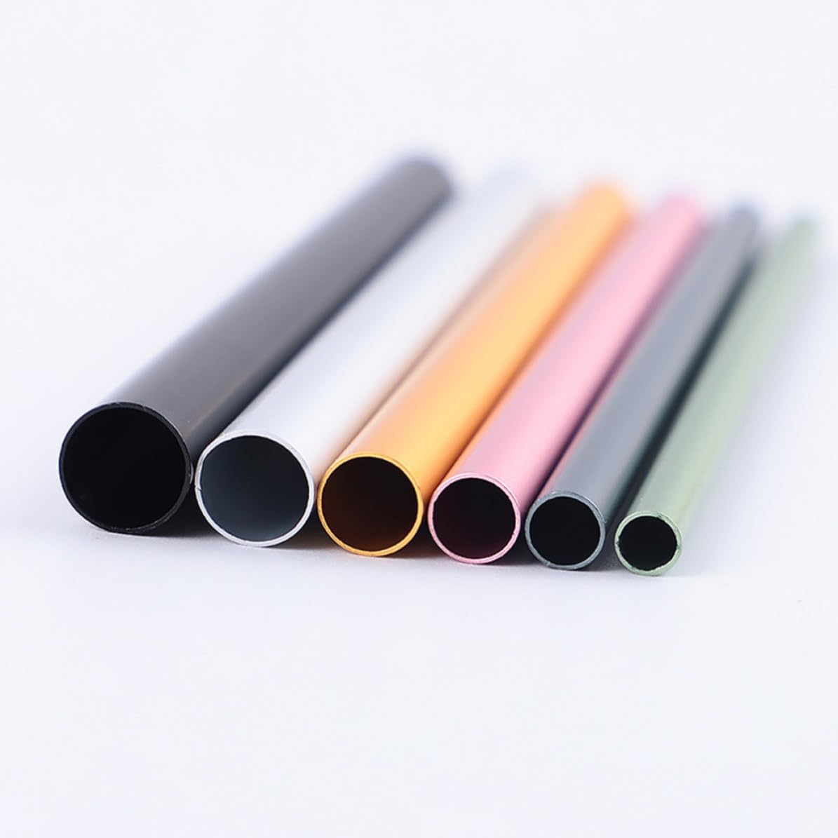 Nail Art Tips Shaping Stick C Curve Rod Aluminum Manicure Tools Portable Set of 12pcs for French Nail and Manicure Use
