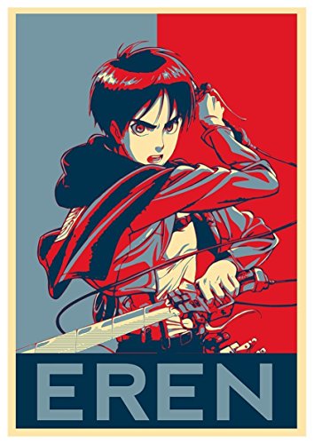 Poster Attack on Titan Propaganda Eren - Formato...