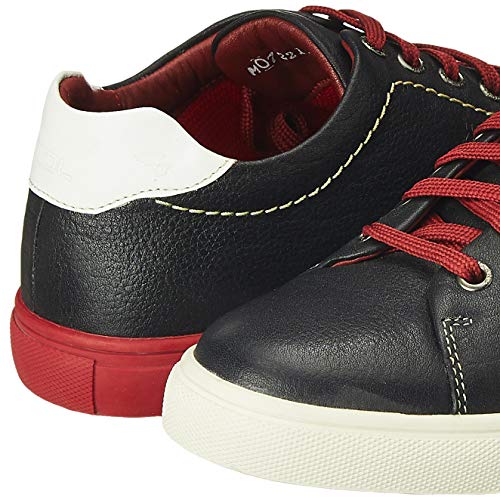 Image of Woodland Men Black Leather Mules-5 UK /India (39 EU) (OGC 2210116)