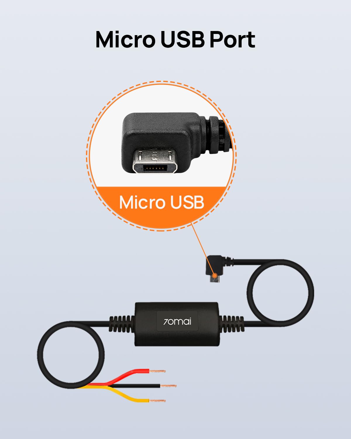 (新品)70mai Dash Cam Omni 32GB+Hardwireキット Amazon.com: 70mai Micro USB Hardwire Kit UP02 for Dash Cams, 10ft