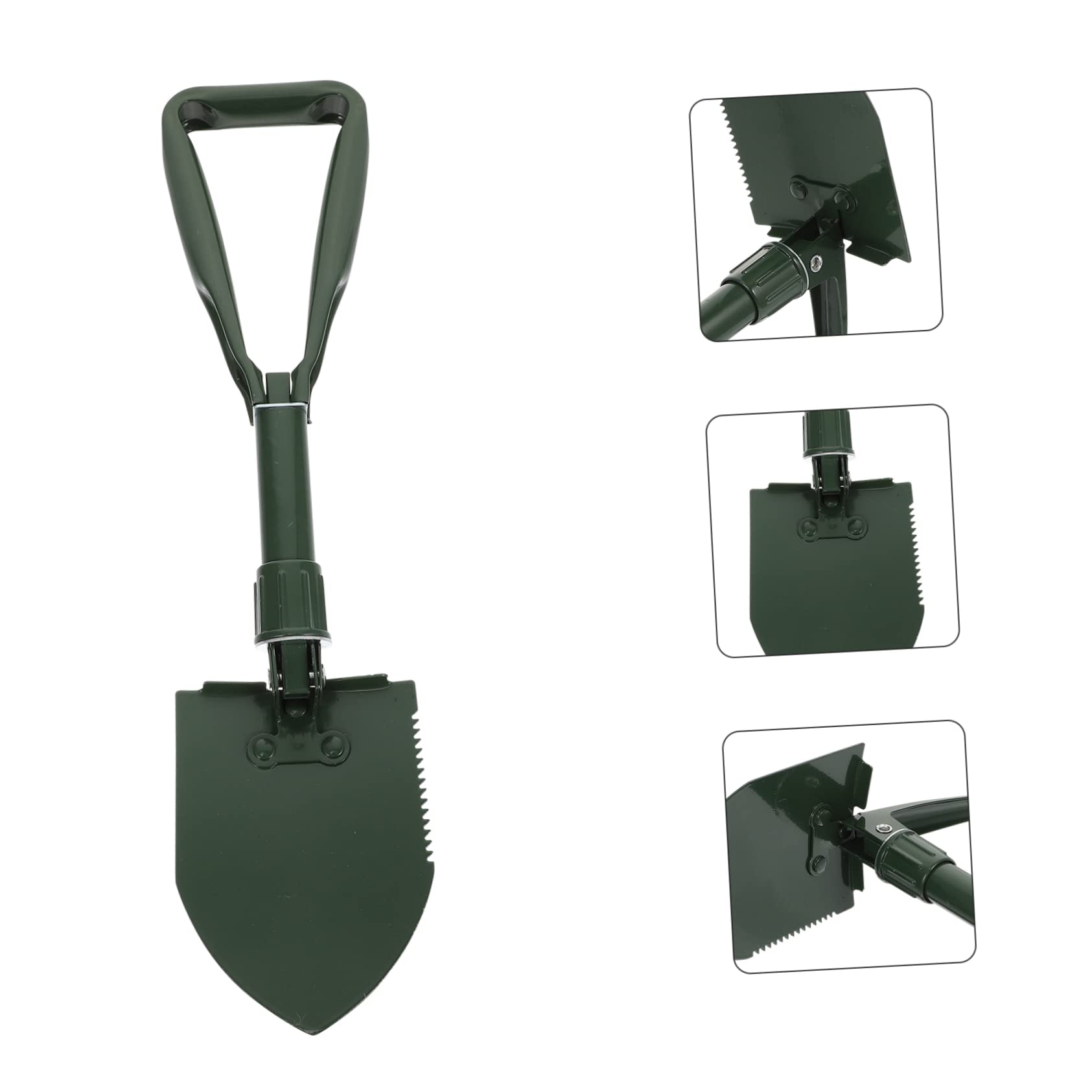 HANABASS Pala da Giardino in Acciaio per Uso Esterno Pala da Giardinaggio Invernale per Uso Domestico e Campeggio