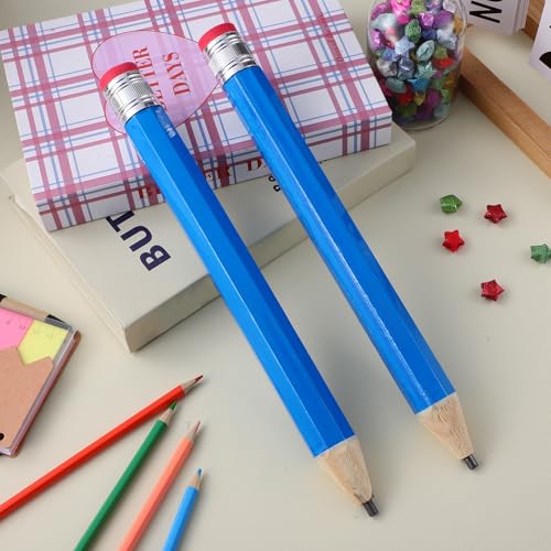 Lápices de madera jumbo extra grandes para dibujo x2 miniatura 6
