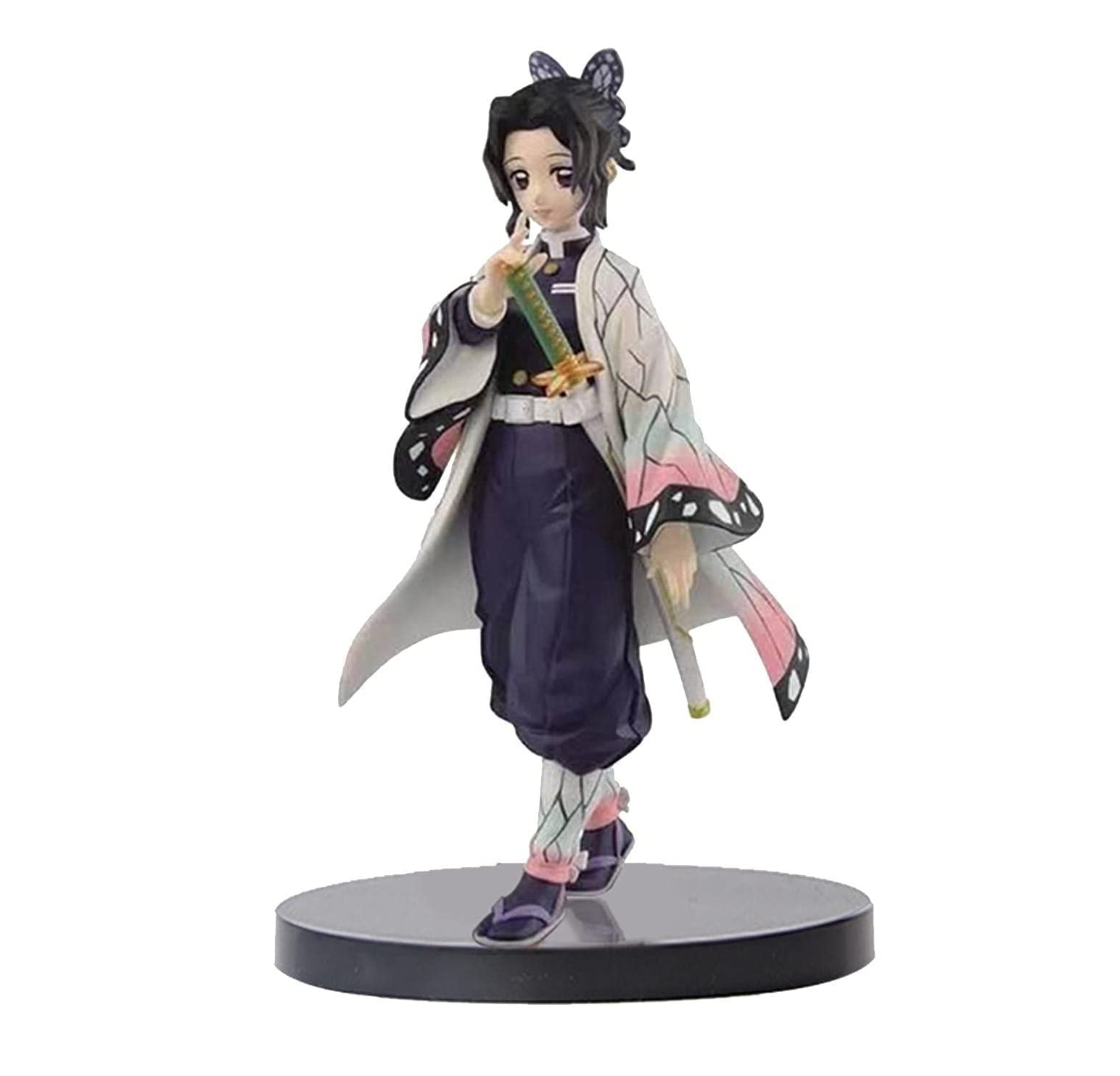 KENMA Demon Slayer Shinobu Kocho Action Figure 14 Cms PVC Anime Figure Toys Kimetsu No Yaiba Models Toys Collectible