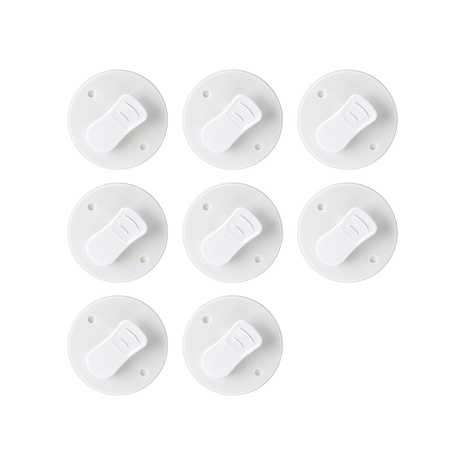 Buxuaaaa Of 8 Smooth Bath Curtain Clamps Rusts Resistant Drapery Clips Easy Operations Prevents Tearing Bathroom Essential Shower Curtain Fasteners