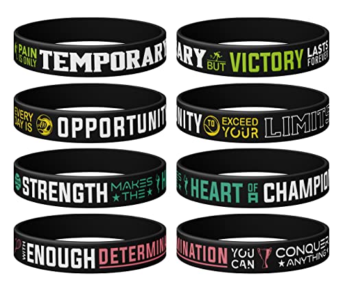 image for Razpah 12 Pieces Tennis with Motivational Sports Quotes, Tennis Rubber