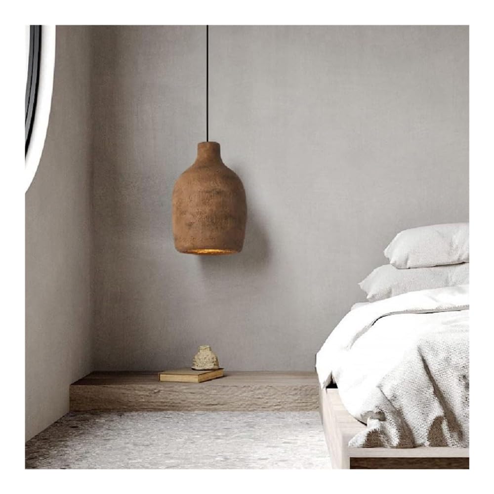 Japoński klosz do lampy wiszącej - lampa wisząca industrialna, lampa wisząca z gwintem E26/E27 dostępna w dwóch kolorach. Idealna do salonu, wyspy kuchennej i żyrandola w jadalni (